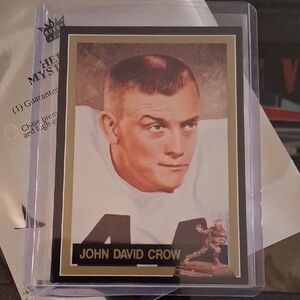 JOHN DAVID CROW HEISMAN TRADING CARD